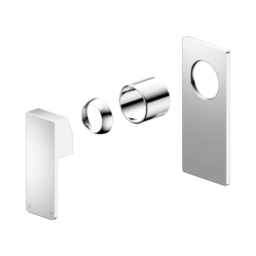 Celia Shower Mixer Rectangular Backplate Trim Kit (Only) Chrome [322133]