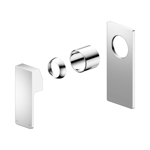 Celia Shower Mixer Rectangular Backplate Trim Kit (Only) Chrome [322133]