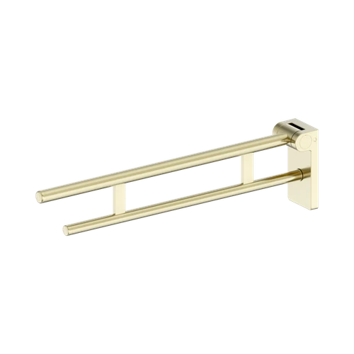 Mecca Care Foldable Toilet Support Arm Brushed Gold [322164]