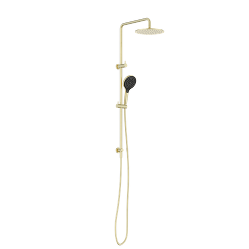 Round Twin Shower with Air Shower II Brushed Gold [322065]