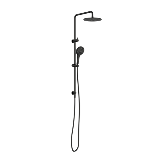 Round Twin Shower with Air Shower II Matte Black [322067]