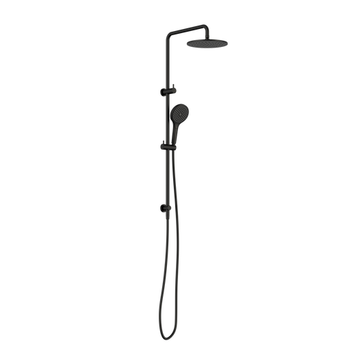 Round Twin Shower with Air Shower II Matte Black [322067]