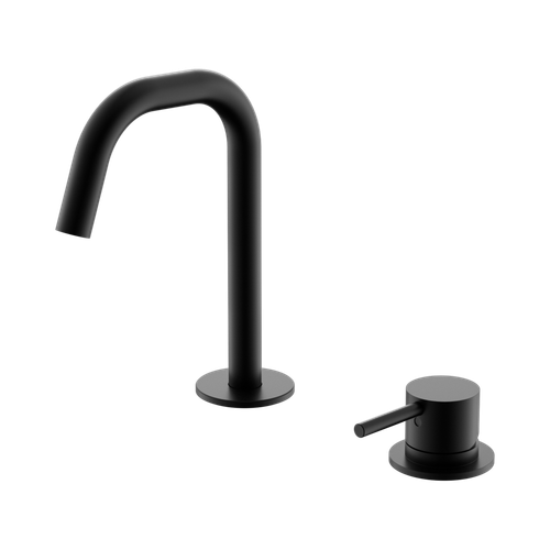 Mecca Hob Basin Mixer Set Edge Spout Matte Black [324583]