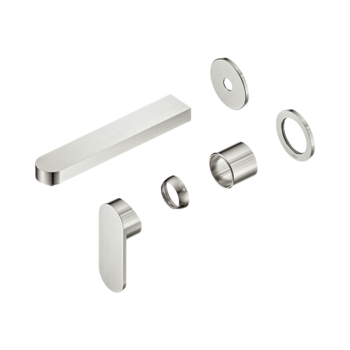 Ecco Wall Basin or Bath Mixer Separate Back Plate 60mm Trim Kit (Only) Brushed Nickel [326744]