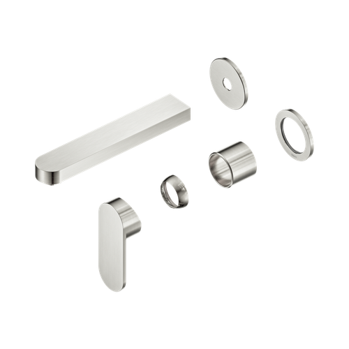 Ecco Wall Basin or Bath Mixer Separate Back Plate 60mm Trim Kit (Only) Brushed Nickel [326744]