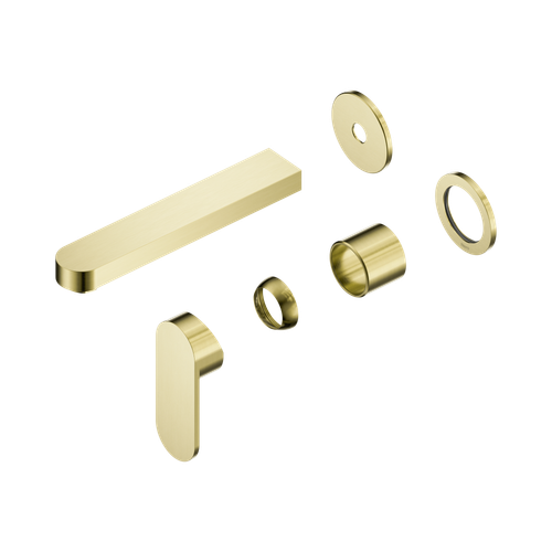 Ecco Wall Basin or Bath Mixer Separate Back Plate 60mm Trim Kit (Only) Brushed Gold [326747]