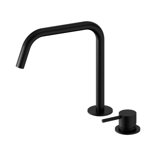 Mecca Hob Bath or Kitchen Mixer Set Edge Spout II Matte Black [324493]