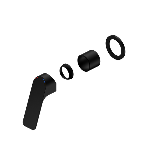 Bianca Care Shower Mixer 60mm Plate Trim Kit (Only) Matte Black [324514]