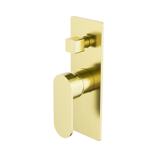 Ecco Shower Mixer with Diverter Brushed Gold [325473]