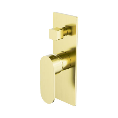 Ecco Shower Mixer with Diverter Brushed Gold [325473]