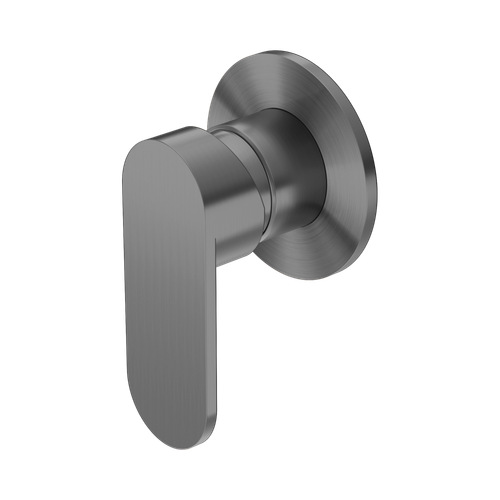 Ecco Shower Mixer 80mm Round Plate Gunmetal [325472]