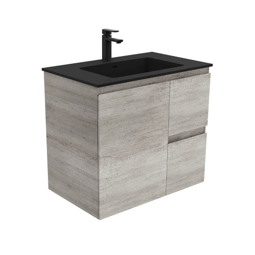 Montana Edge Industrial 750 Wall-Hung Vanity-1 Taphole (RIGHT HAND DRAWER) [169387]