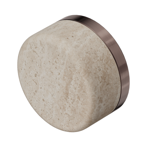 Serenity Rome Travertine Handle Brushed Bronze [325413]