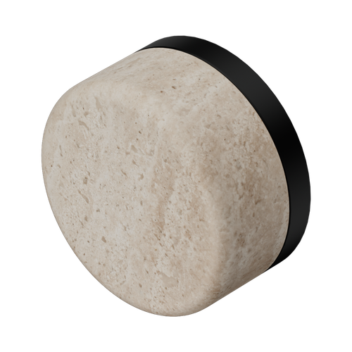 Serenity Rome Travertine Handle Matte Black [325480]