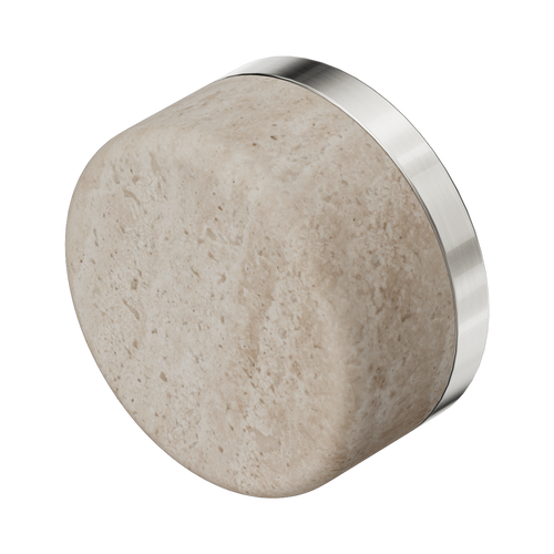 Serenity Rome Travertine Handle Brushed Nickel [325477]