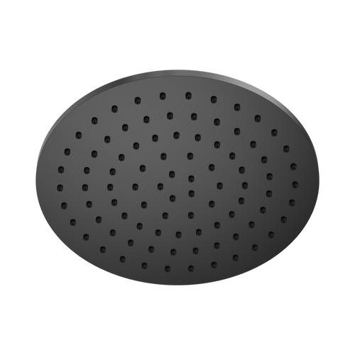 250mm Round Metal Shower Head II Gunmetal [325422]