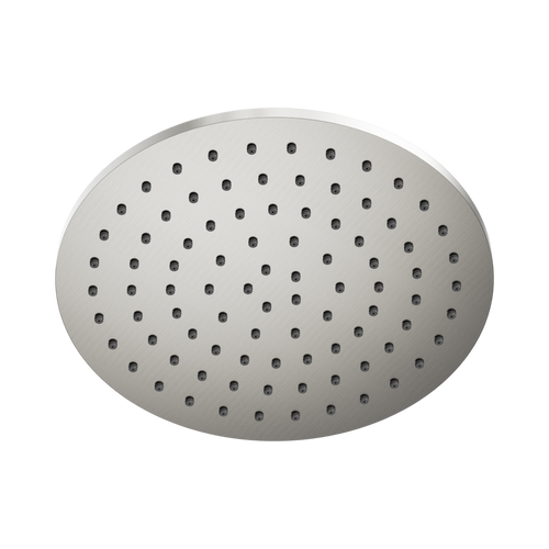 250mm Round Metal Shower Head II Brushed Nickel [325395]