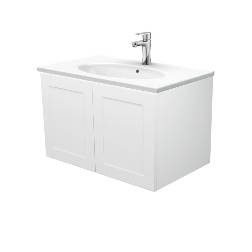Rotondo Mila 750 Wall-Hung Vanity Right Drawer 1 Tap Hole [313556]