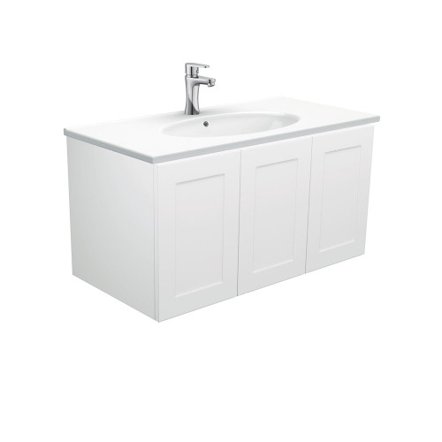 Rotondo Mila 900 Wall-Hung Vanity Right Drawer 1 Tap Hole [313567]
