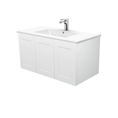 Dolce Mila 900 Wall-Hung Vanity Right Drawer 1 Tap Hole [313574]