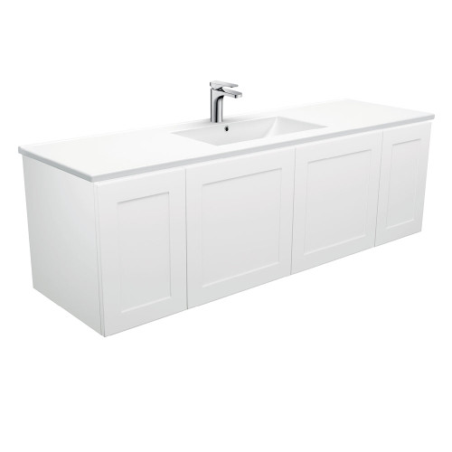 Dolce Mila 1500 Single Bowl Wall-Hung Vanity 1 Tap Hole [313582]