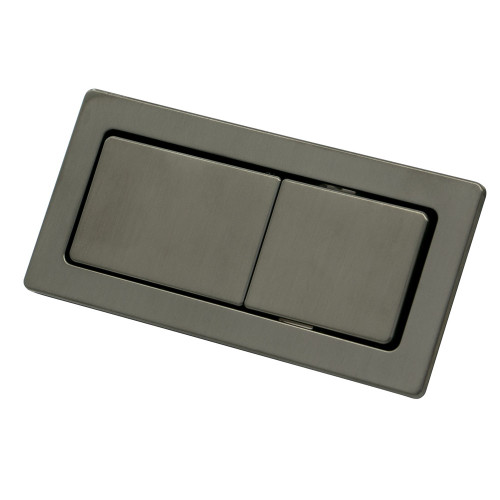 Back-to-Wall Toilet Flush Buttons Gunmetal [316806]