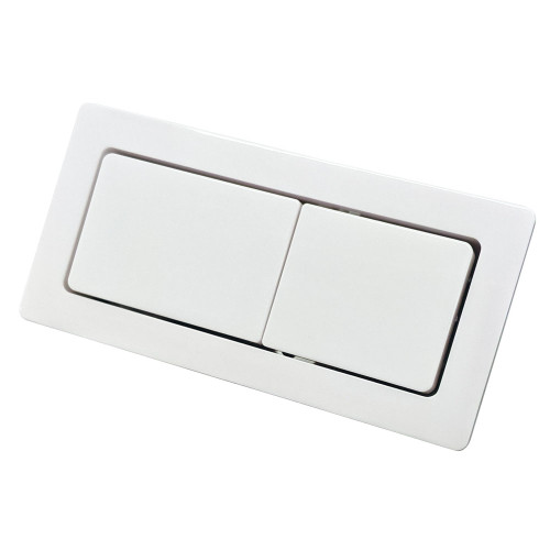 Back-to-Wall Toilet Flush Buttons Gloss White [316805]