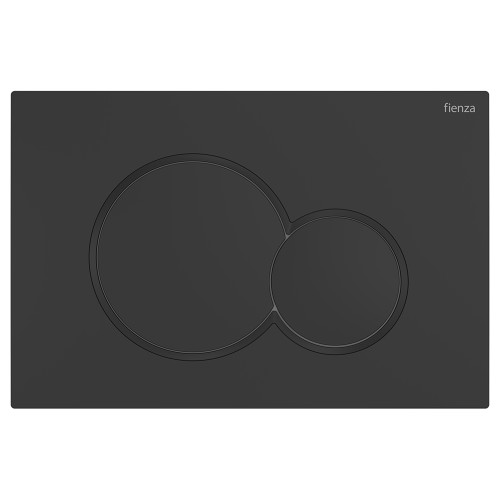 Sigma Round Button Flush Plate Matte Black [316811]