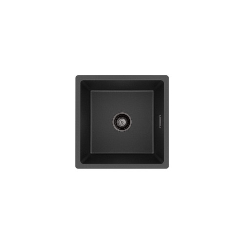 Kuro Granite 33L Single Bowl Kitchen Sink Matte Black [318323]