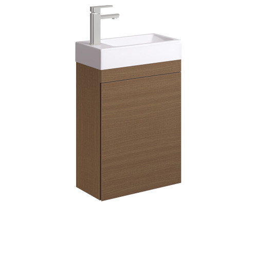 Edge 450 Ensuite Wall-Hung Vanity No Overflow Walnut [318347]