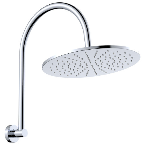 Empire Slim Curved Shower Arm Set Chrome [320473]