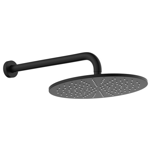 Empire Slim Shower Arm Set Matte Black [320488]