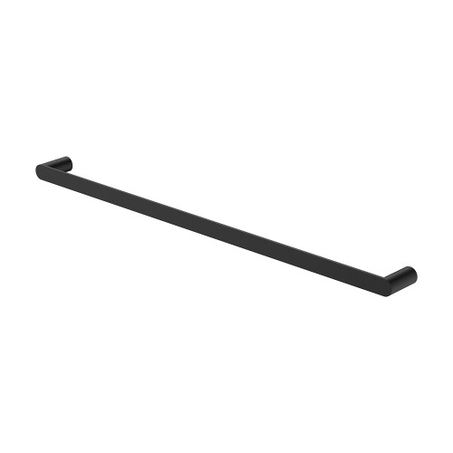Empire Slim Single Towel Rail 800mm Matte Black [320508]