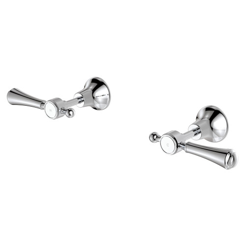 Lillian Lever Wall Top Assemblies Chrome [320453]