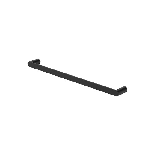 Empire Slim Single Towel Rail 600mm Matte Black [320519]