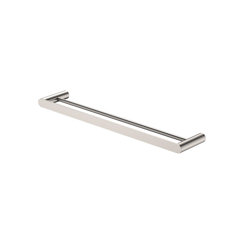 Empire Slim Double Towel Rail 600mm Brushed Nickel [320522]