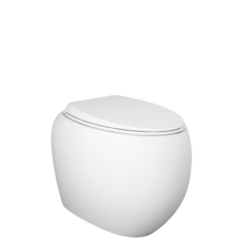 RAK Cloud Wall Faced Suite P Trap Viega V-03 Under Counter Matte White No Button [320425]
