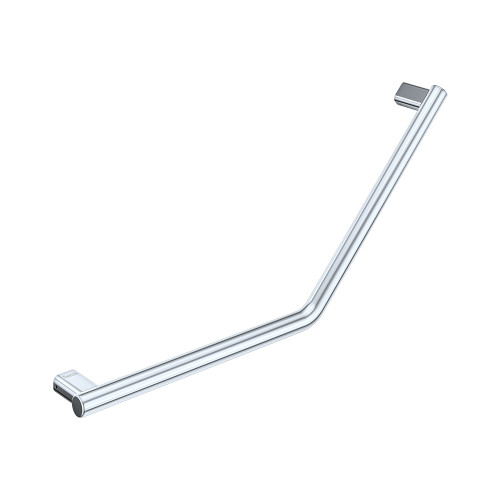 135° Care Slimline Ambulant Care Reversible Left/Right Hand Rail Stainless Steel [320428]