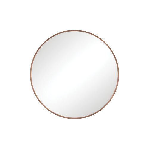 Reba Brushed Copper Framed Mirror 600mm [322485]