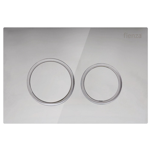 R&T Chrome Round Button Plate [323640]