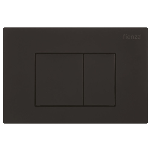 R&T Matte Black Square Button Plate R&T [323642]