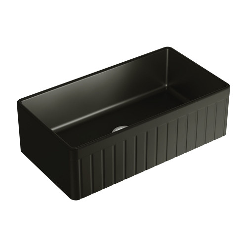 Benson Single Butler Sink Large Matte Black [324829]