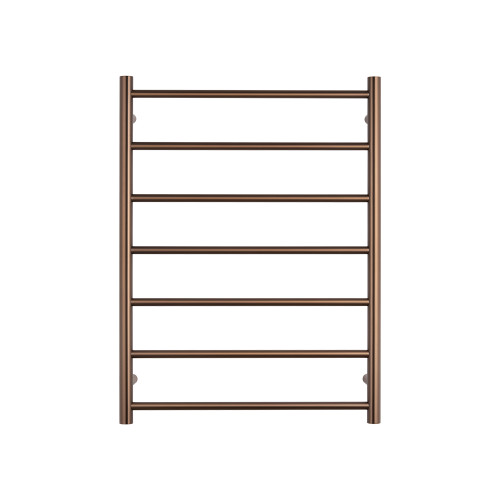 Heated Round Ladder 600 x 800mm Sunset Bronze Left Hand Wired [328429]
