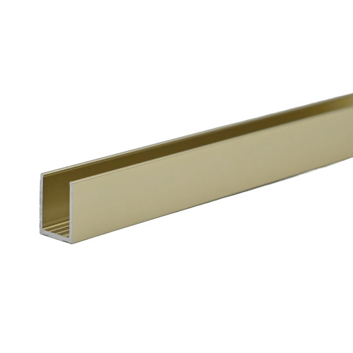 Wall Channel For Frameless Shower Panel Brushed Gold [324779]