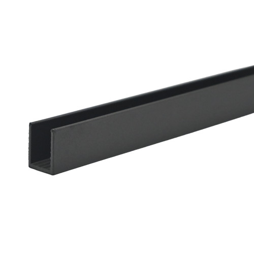 Wall Channel For Frameless Shower Panel Gunmetal [324817]