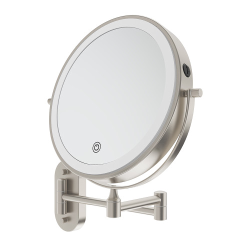 Swivel LED Magnifying Mirror Brushed Nickel [325382]