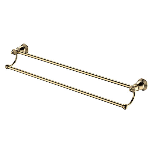 Lillian Double Towel Rail Urban Brass [325712]