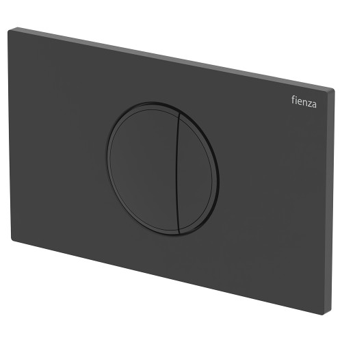 Halo Round Button Flush Plate Matte Black [325714]