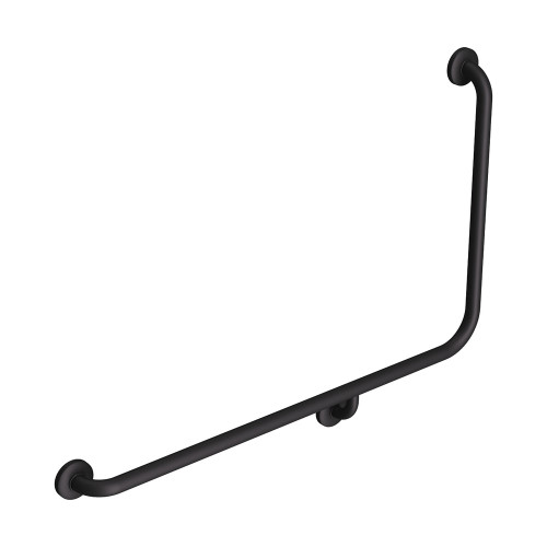 90° Accessible Care Left-Hand Grab Rail Matte Black [326045]