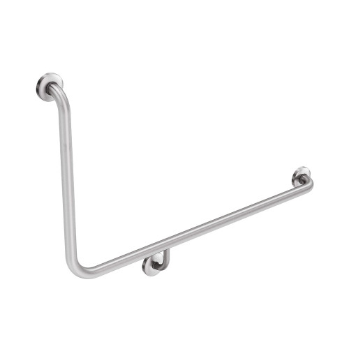 90° Accessible Care Right-Hand Grab Rail Stainless Steel [326060]